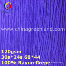 100%Rayon Crepe Woven Dyeing Fabric for Blouse (GLLML374)